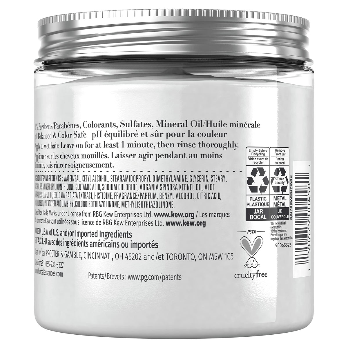 Herbal Essences bio:renew Hemp & Aloe Repairing Hair Mask, 8 fl oz
