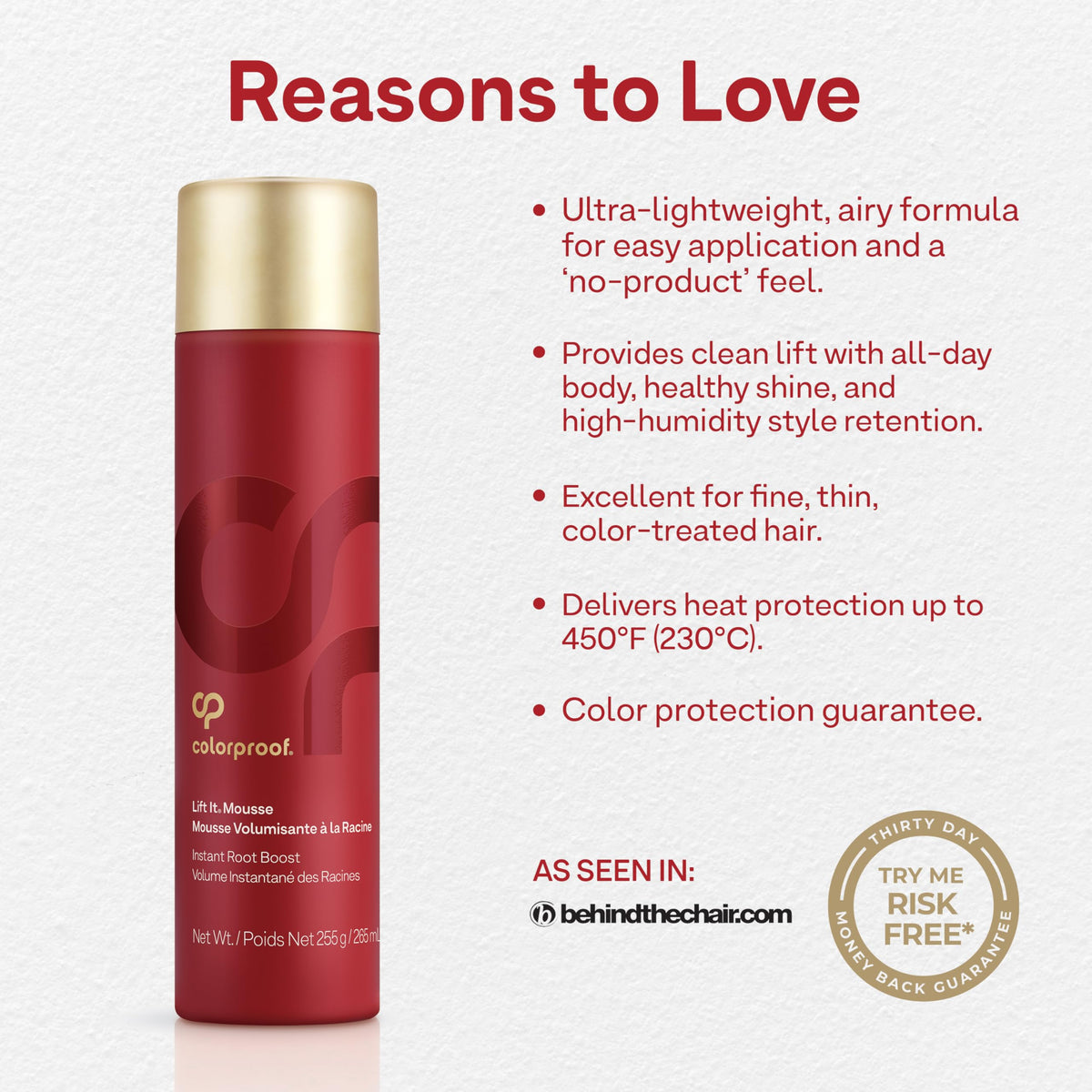 ColorProof Lift It Volumizing Hair Mousse with Color Protection
