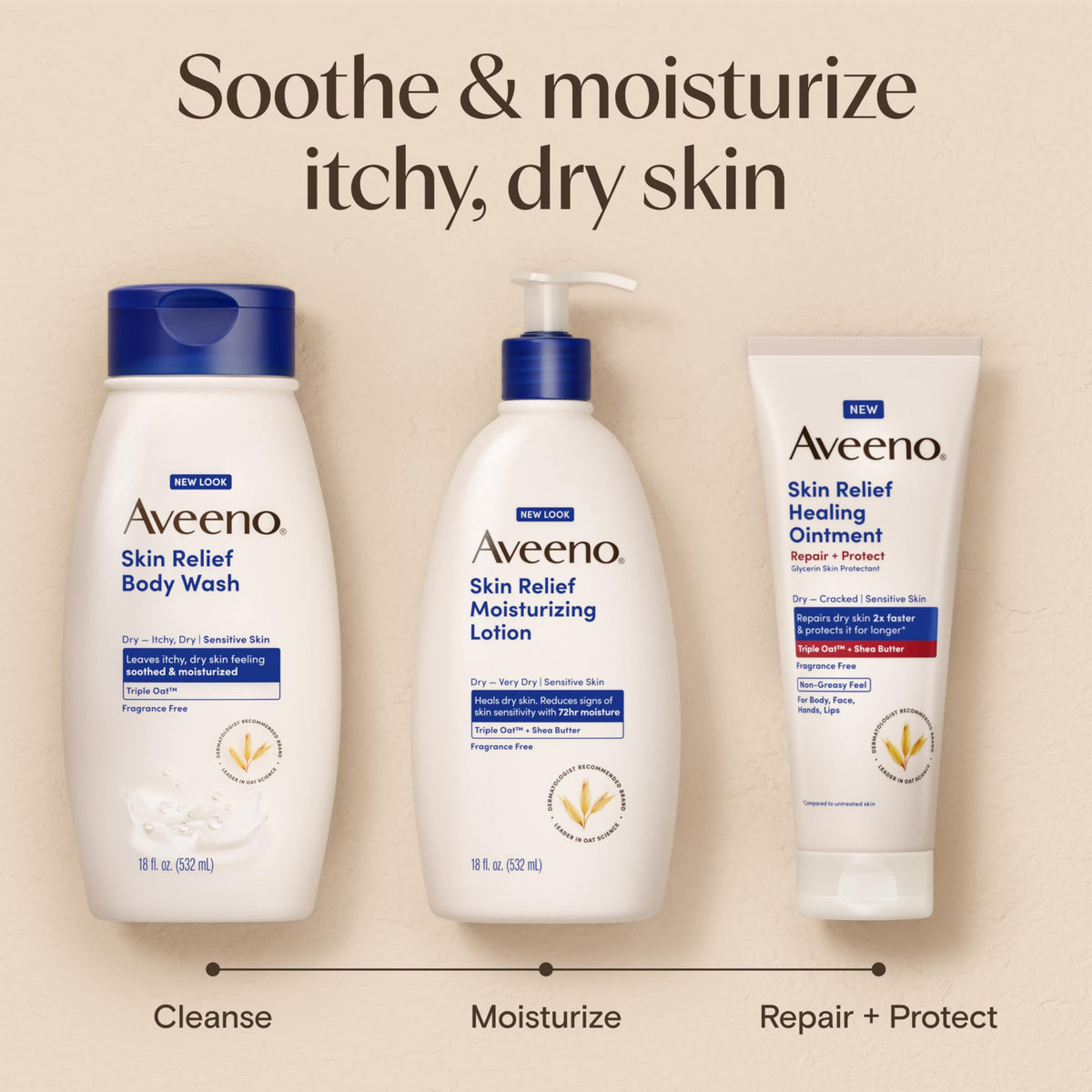 Aveeno Skin Relief Overnight Intense Moisture Body Cream