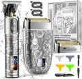 Men's Foil Shaver and T-Blade Trimmer with LED Display