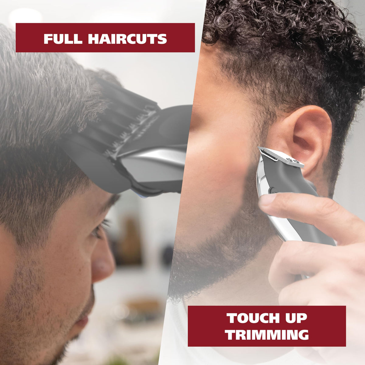 Wahl Cordless Chrome Pro Hair Clipper Kit with Detail Trimmer