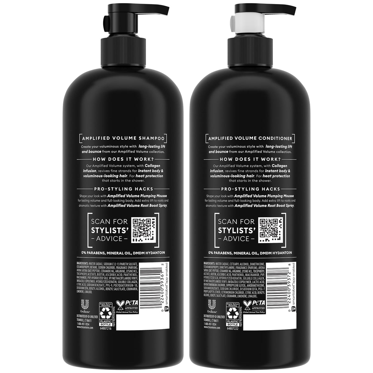 TRESemmé Amplified Volume Shampoo, Conditioner & Keratin Repair Mask Set