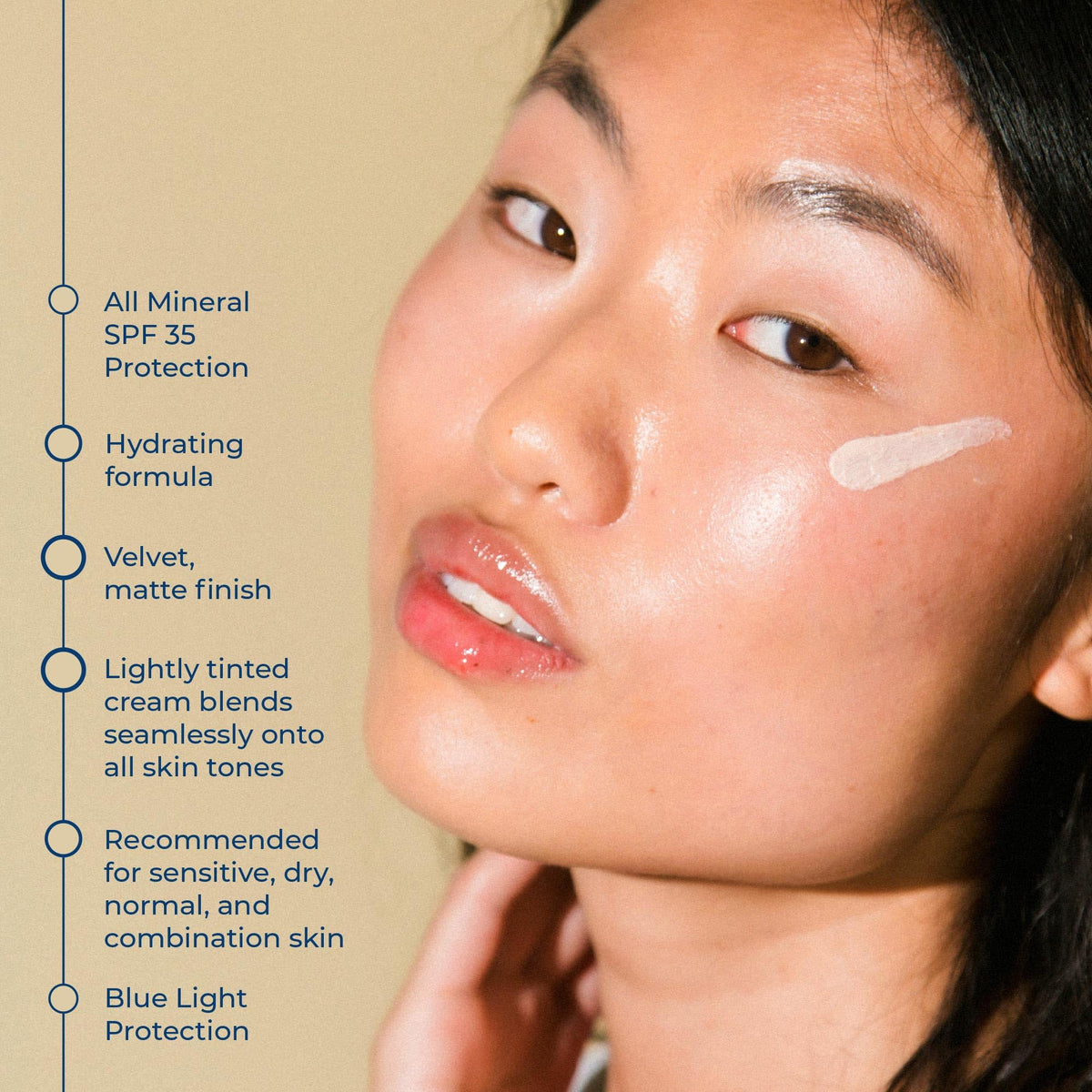 CoTZ Face Moisture Lightly Tinted Mineral Sunscreen, Broad Spectrum, 1.5 oz