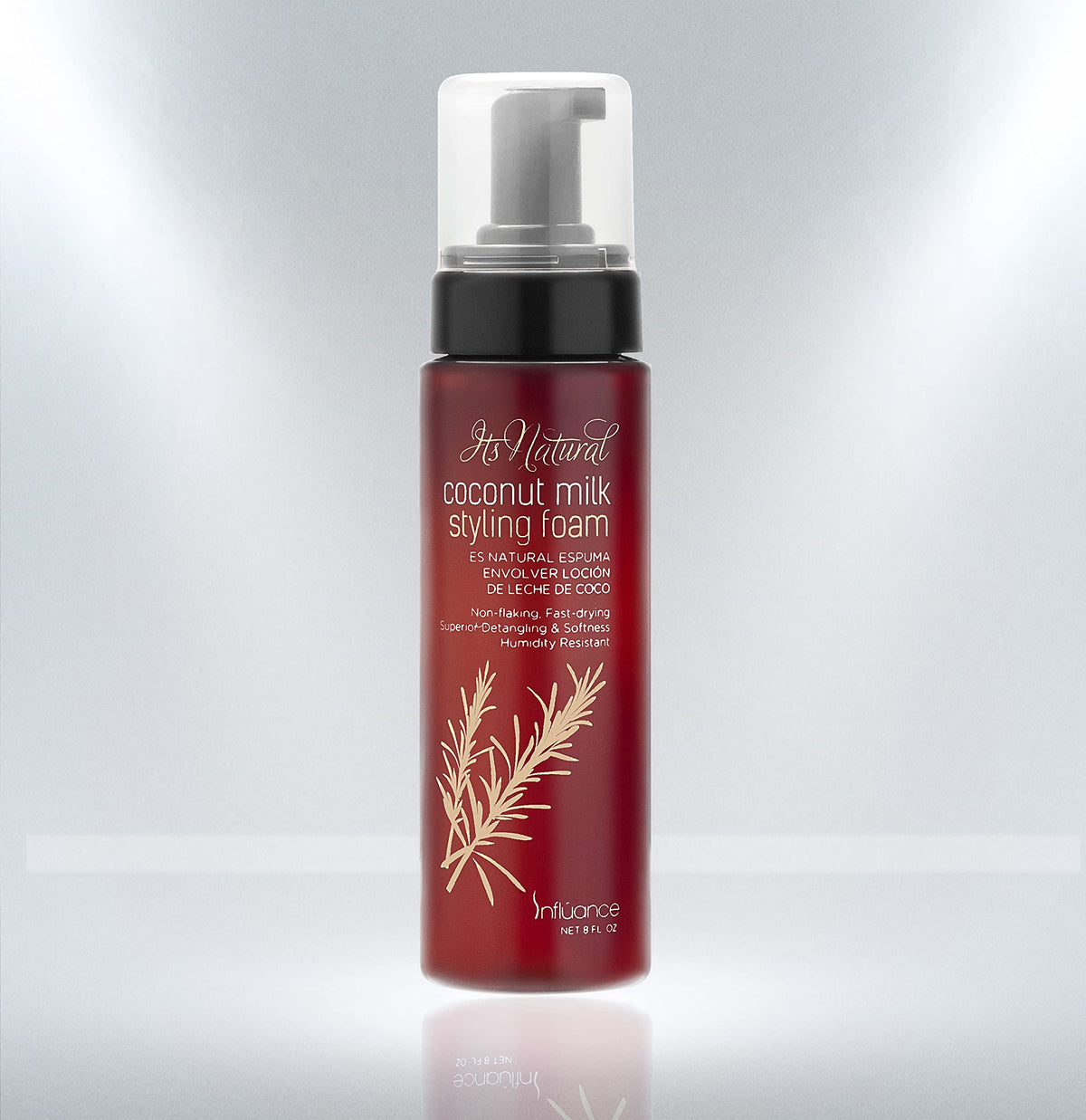 INFLUANCE Natural Honey Styling Foam, 8 Fl Oz