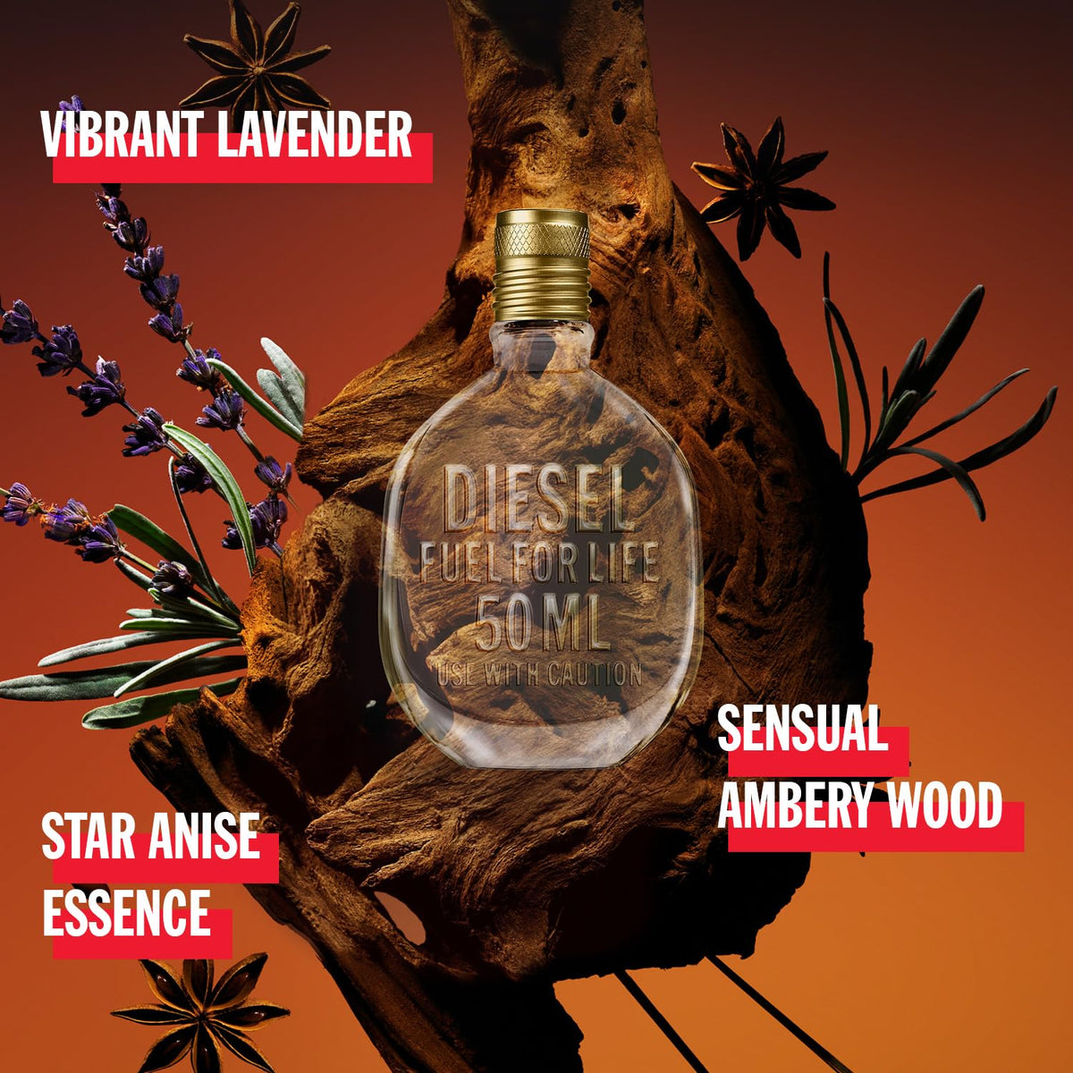 Diesel Fuel for Life Eau de Toilette for Men - Woody Ambery Fragrance