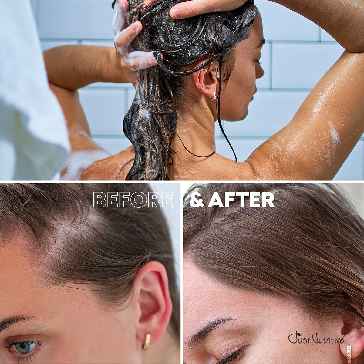 Just Nutritive Hair Loss Shampoo for Thinning Hair, 16 oz