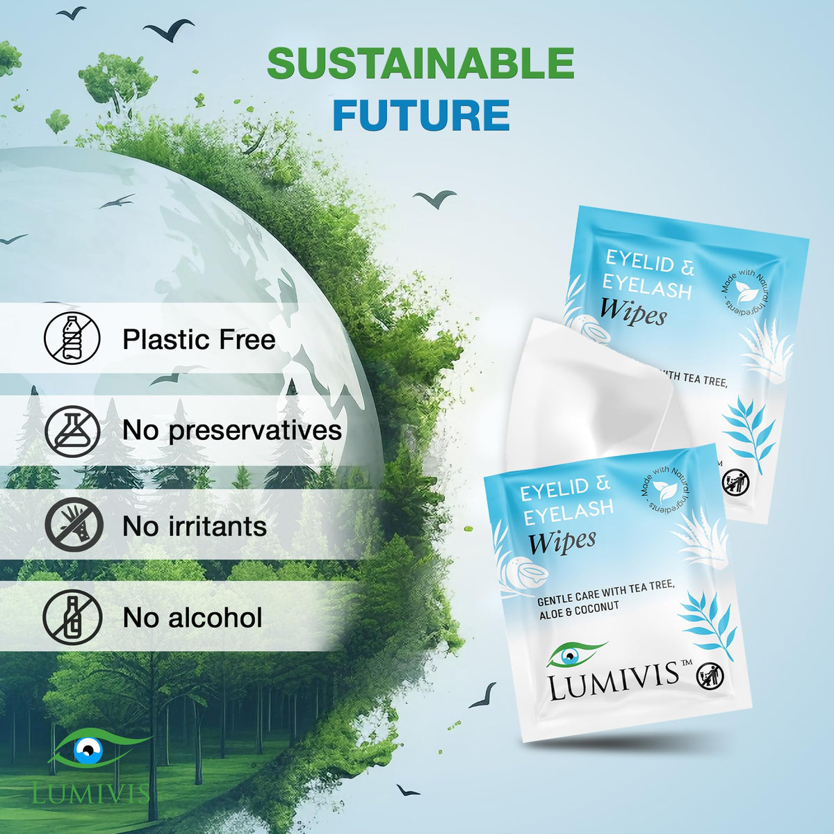 Eyelid Wipes – Gentle Daily Eye Hygiene and Makeup Removal