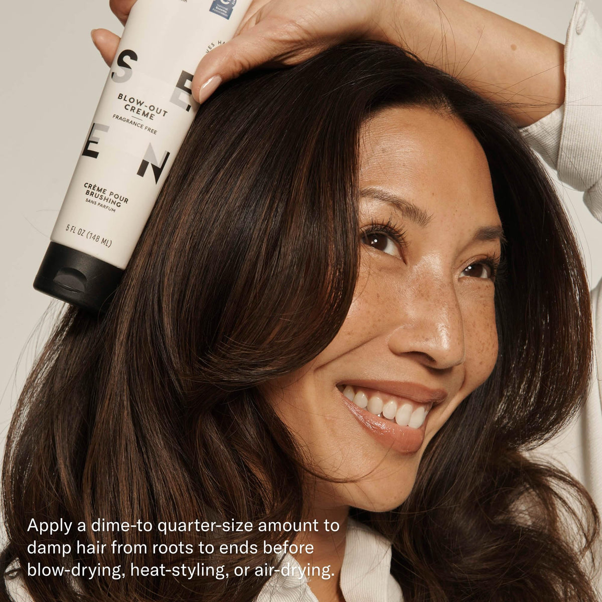 SEEN Blow-Out Creme Styling Cream - Non-Comedogenic Heat Protectant
