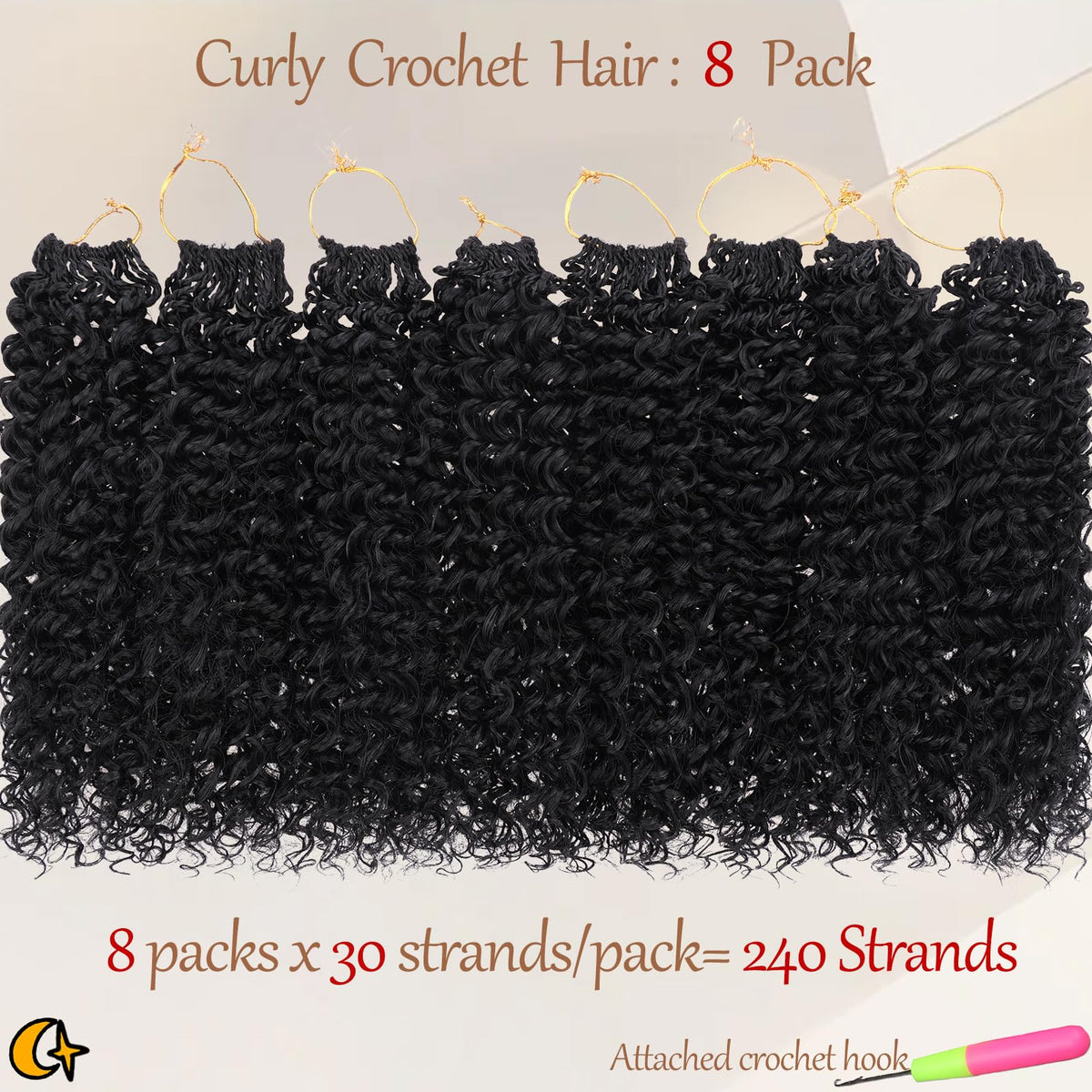Beverlee Pre-Looped Synthetic Crochet Hair