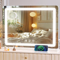 Gvnkvn LED Makeup Vanity Mirror with USB Charging and Magnification