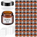 Layhit 2 oz Glass Jars with Airtight Lids