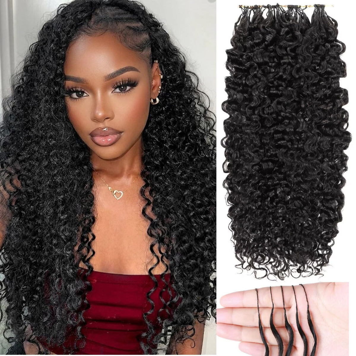 100% Human Hair Crochet Hair for Protective Styling