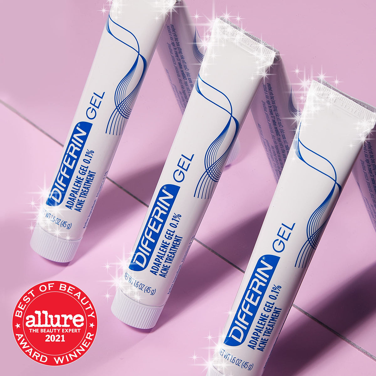 Differin Adapalene Gel 0.1% Prescription-Strength Acne Treatment, 45 g