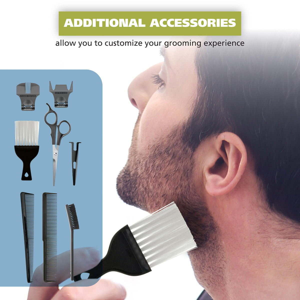 Wahl Color Pro Corded Haircutting Kit with Color-Coded Guide Combs