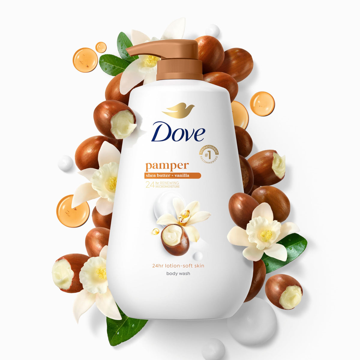 Dove Pampering Shea Butter & Vanilla Moisturizing Body Wash
