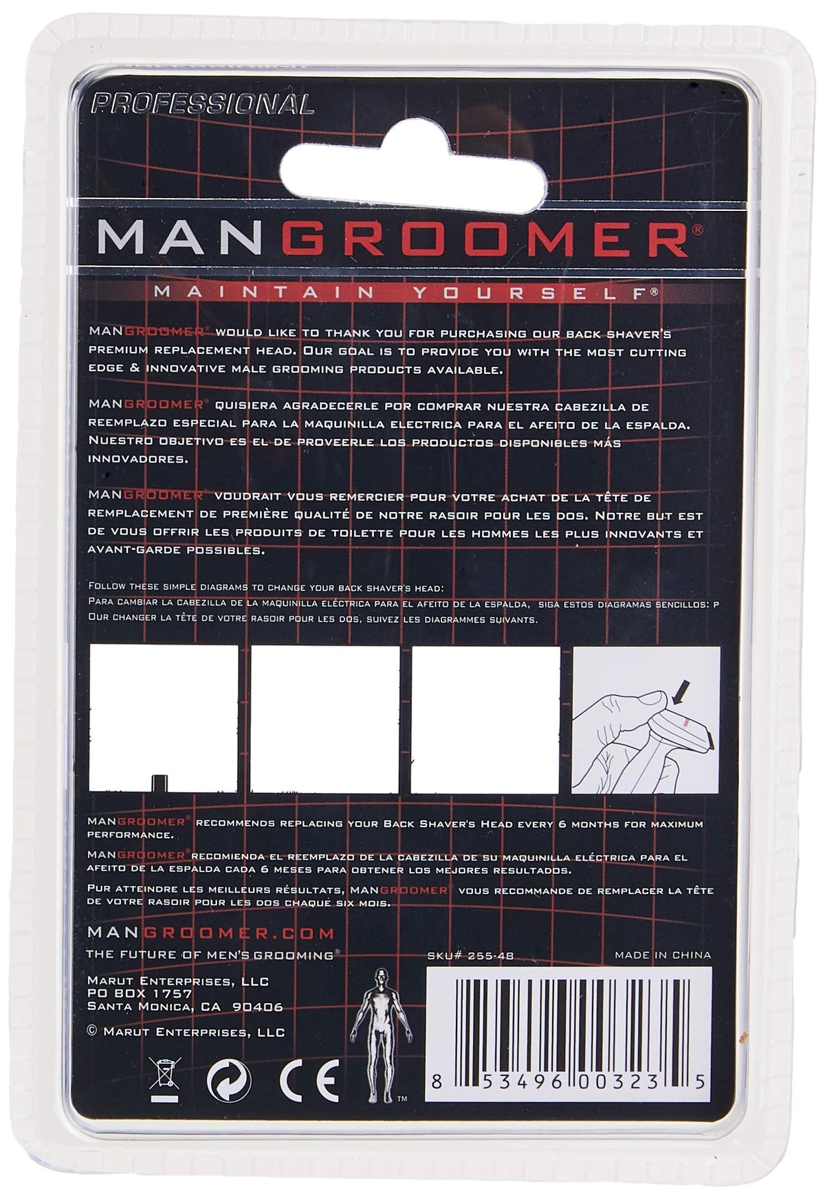 MANGROOMER Professional Replacement Blade