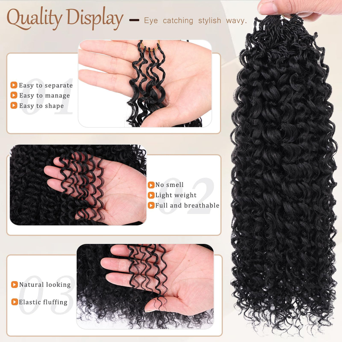 Beverlee Pre-Looped Synthetic Crochet Hair