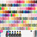 VANREESA 72-Piece Gel Nail Polish Set, 55 Colors & Manicure Tools