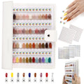 ANGNYA Magnetic Nail Swatch Book for Nail Color Display
