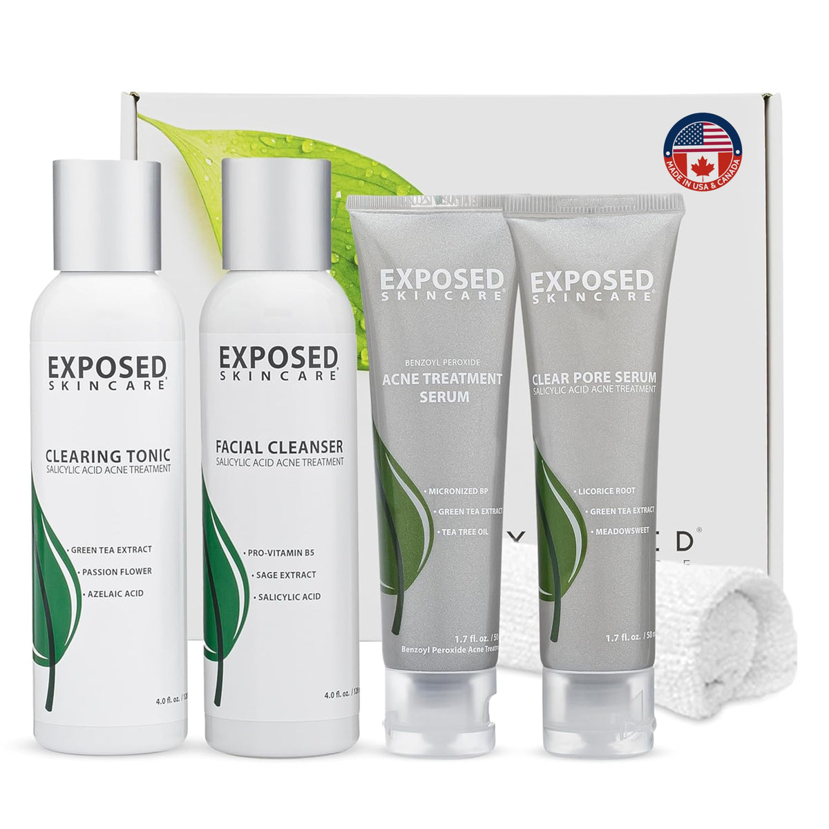 Exposed Skin Care Acne Treatment Kit