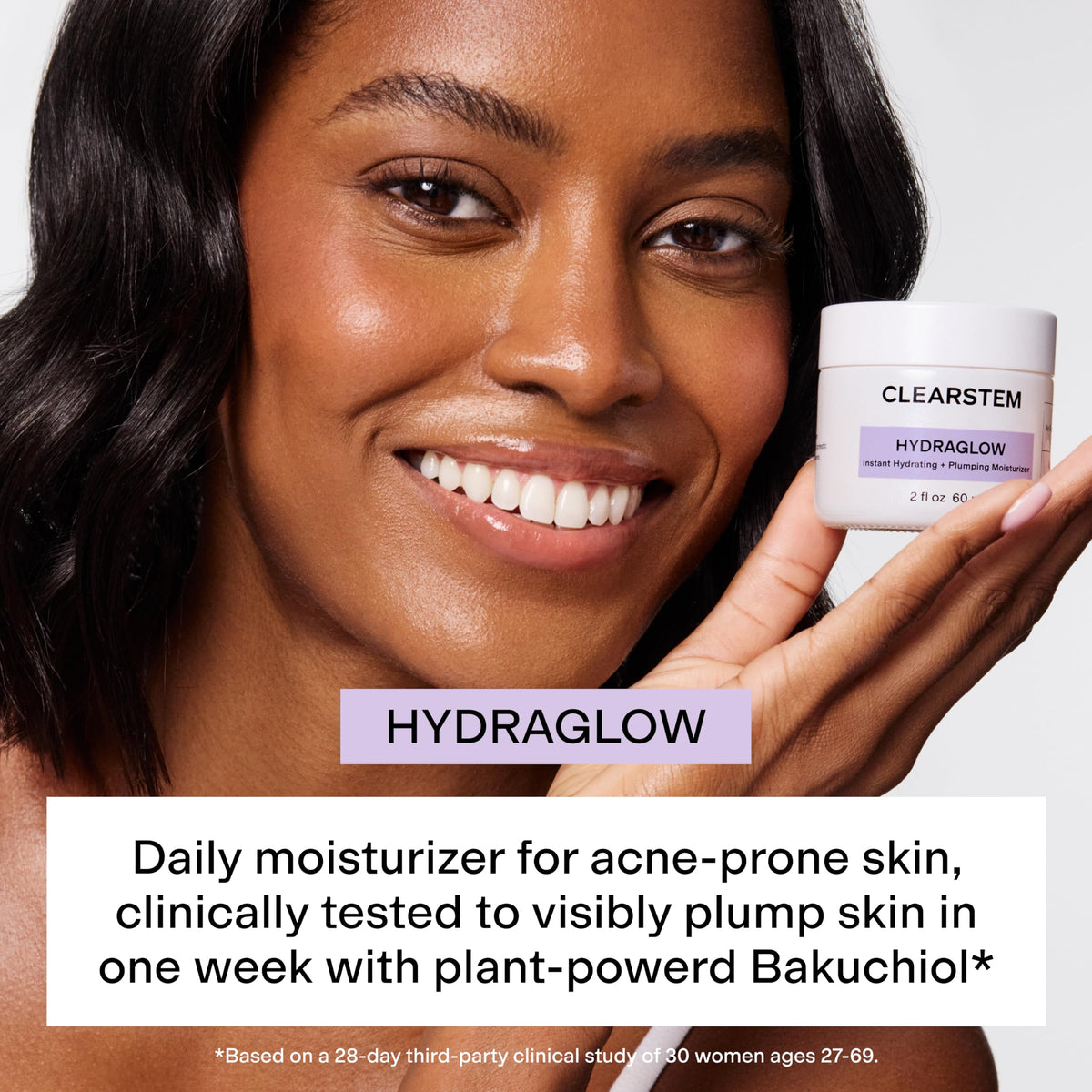 CLEARSTEM HYDRAGLOW Stem Cell Moisturizer with Bakuchiol & Squalane