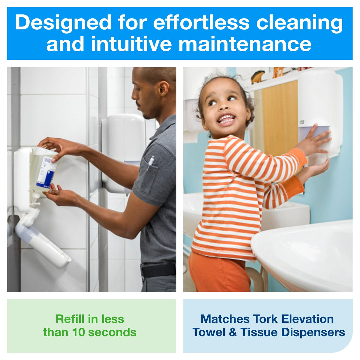 Tork Extra Mild Foam Soap, Fragrance-Free, 6 x 1L, S4