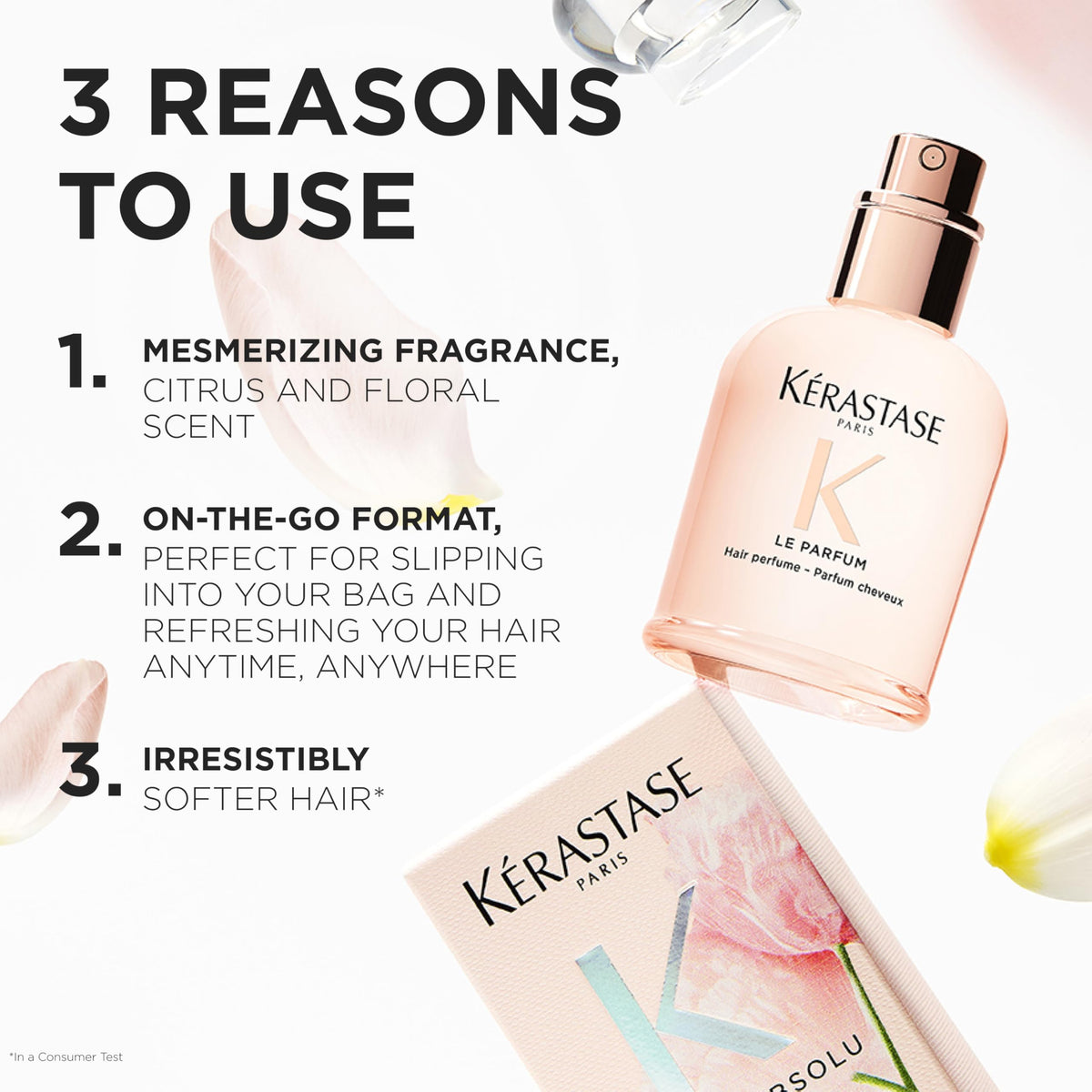 Kérastase Gloss Absolu Le Parfum Hair Perfume, Citrus & Floral Scent, 1.7 oz