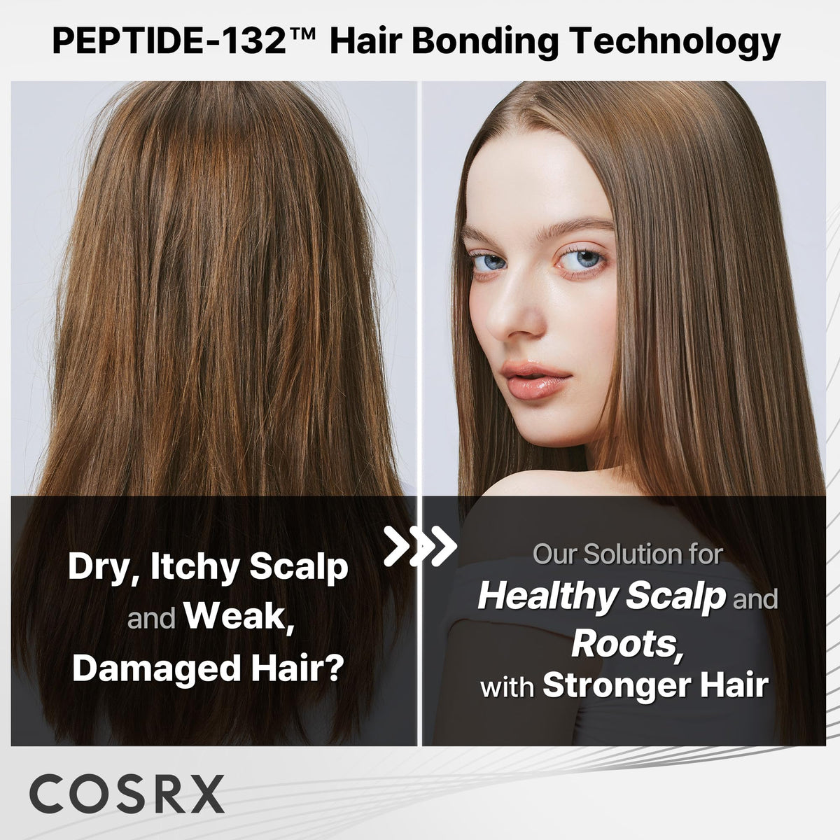 COSRX PEPTIDE-132 Hair Care Kit, Shampoo Treatment & Hair Oil