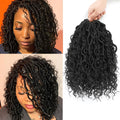 Goddess Locs Crochet Hair Pre-Looped Faux Locs Synthetic Hair