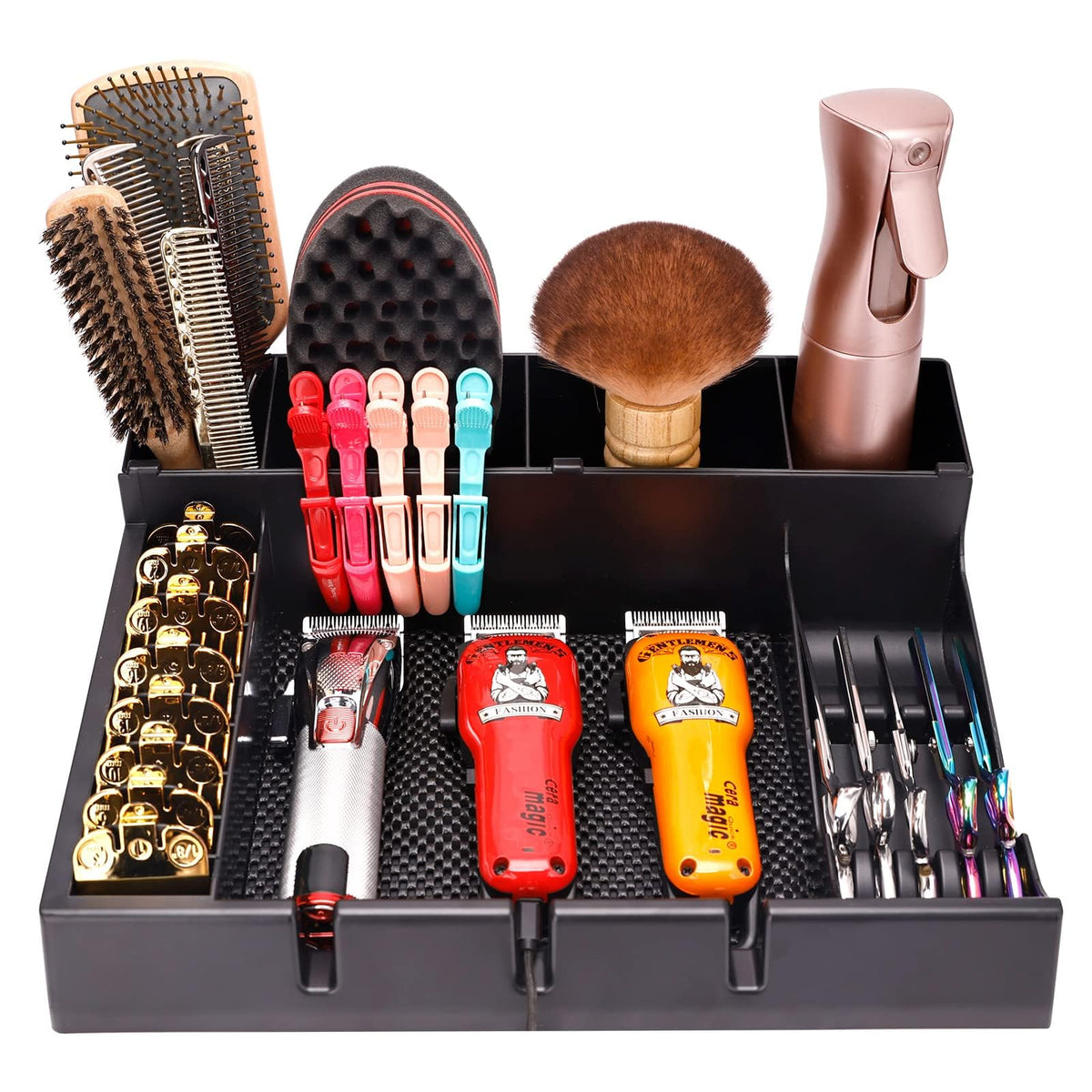 Barber Clipper Organizer Hairdressing Tool Storage Tray