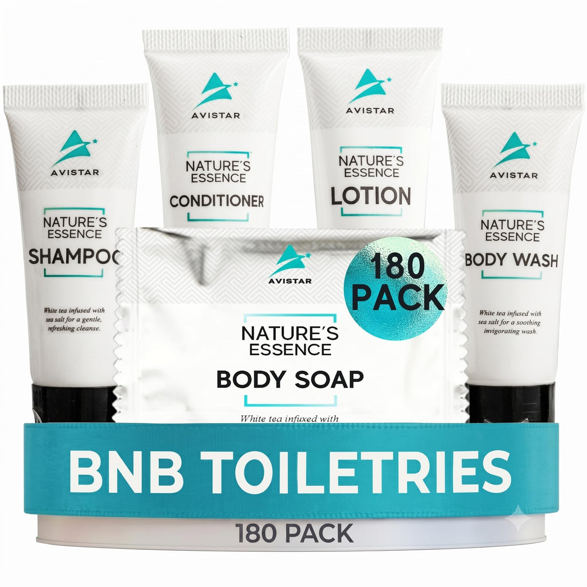 Hotel Toiletries Bulk Set, Travel-Size Guest Amenities