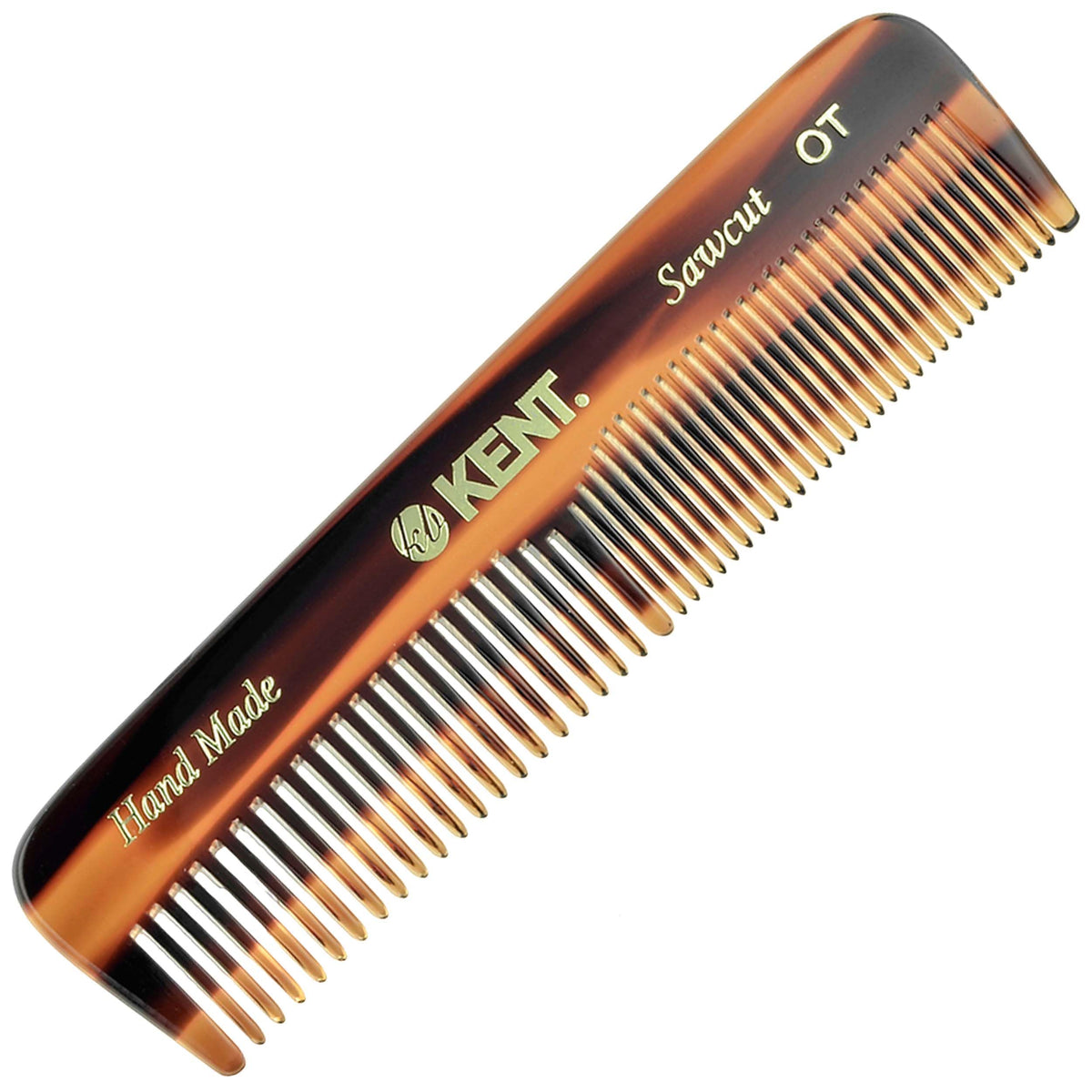 Kent Pocket Hair Comb - Handmade Fine and Wide Tooth Comb