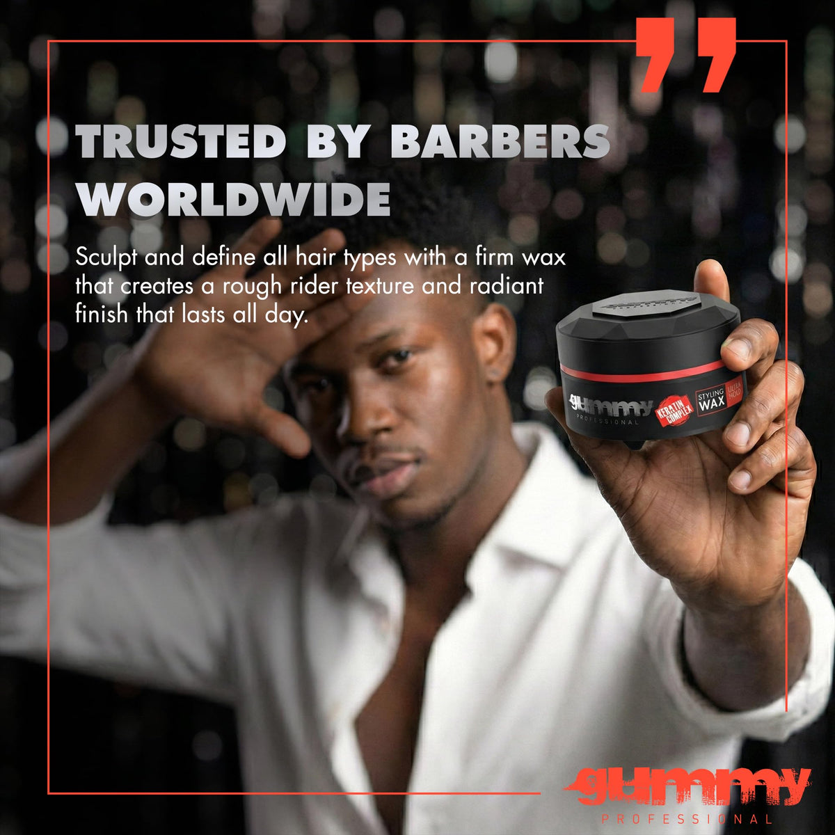Gummy Professional Water-Based Hair Styling Wax