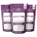 Village Naturals Therapy Nighttime Foaming Epsom Soak, 36 Oz, Pack of 3