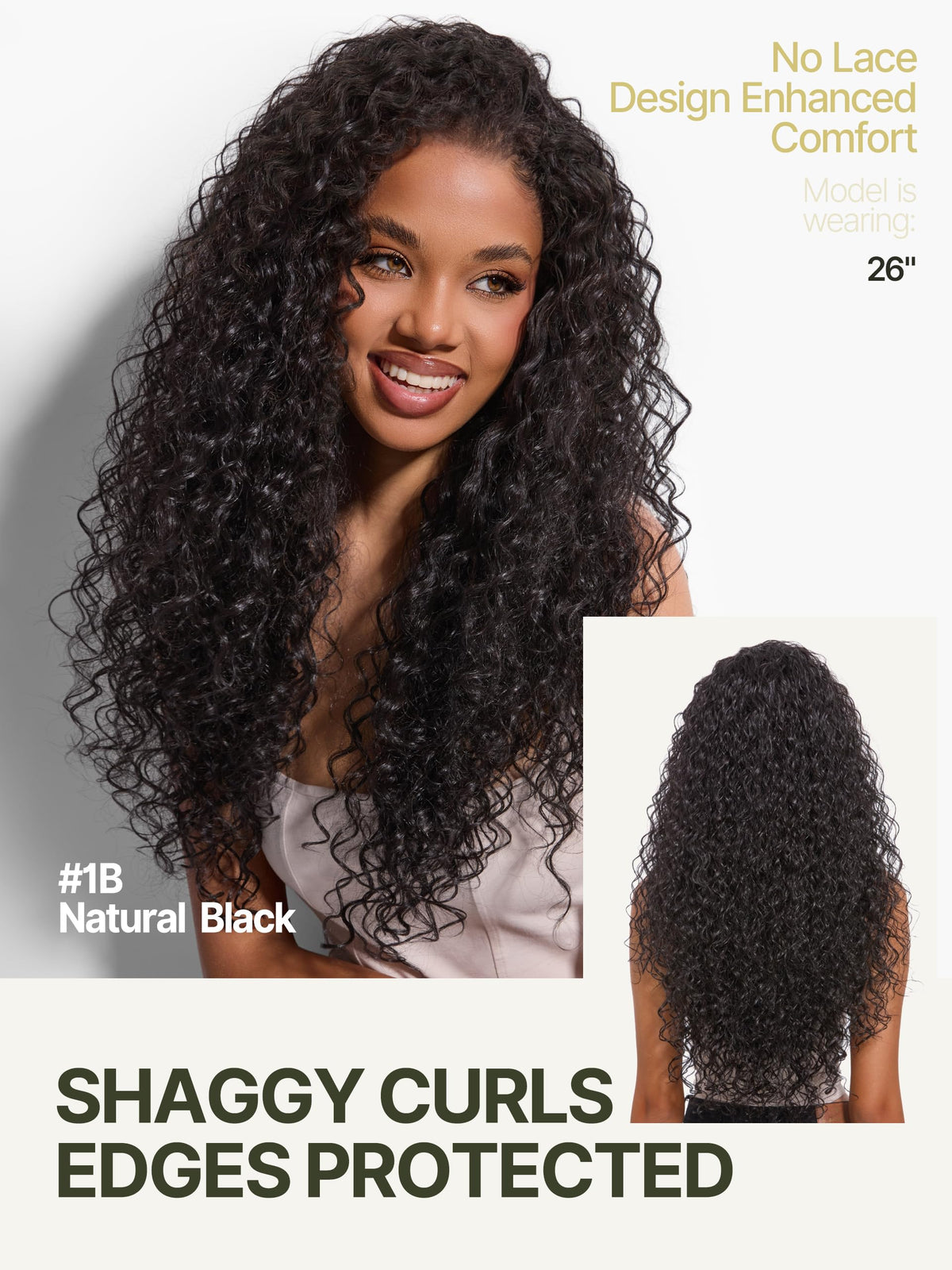 Frodio Curly Wig with Veralux Fiber Blend
