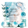EvolutionUSA Mint & Eucalyptus Shower Steamers, 15 Pack