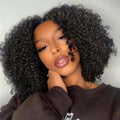 Frodio Veralux Fiber Blend Human Hair Curly Headband Wig