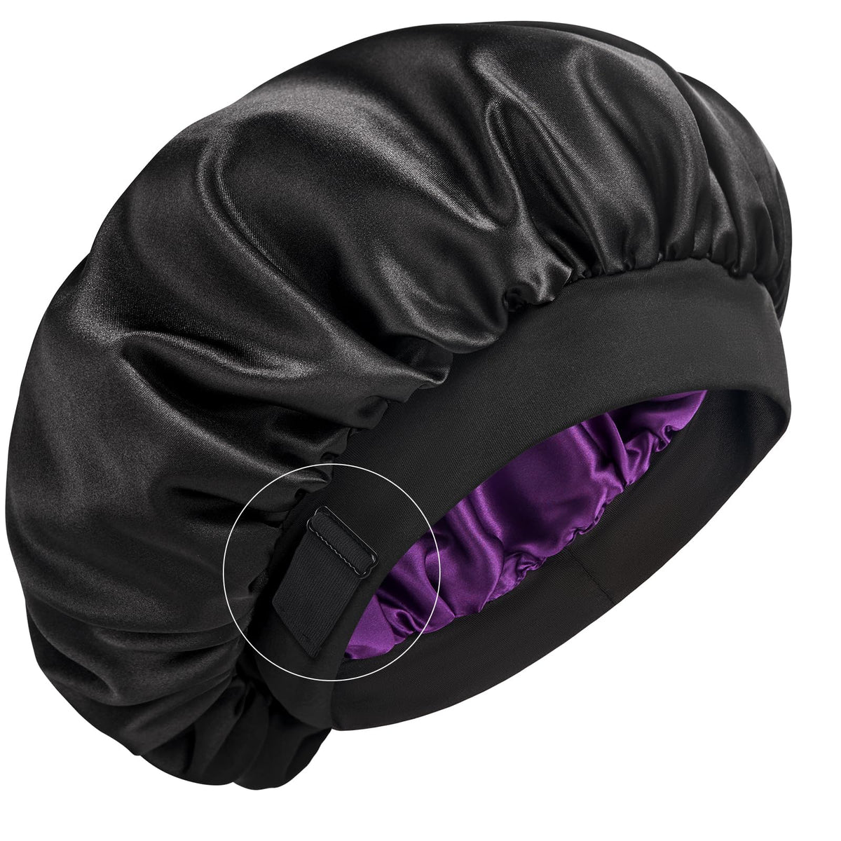 YFONG Real Mulberry Silk Double-Layer Sleep Bonnet