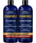 Nexon Botanics Chamomile Shampoo & Conditioner Set, Gentle Clarifying Hair Care