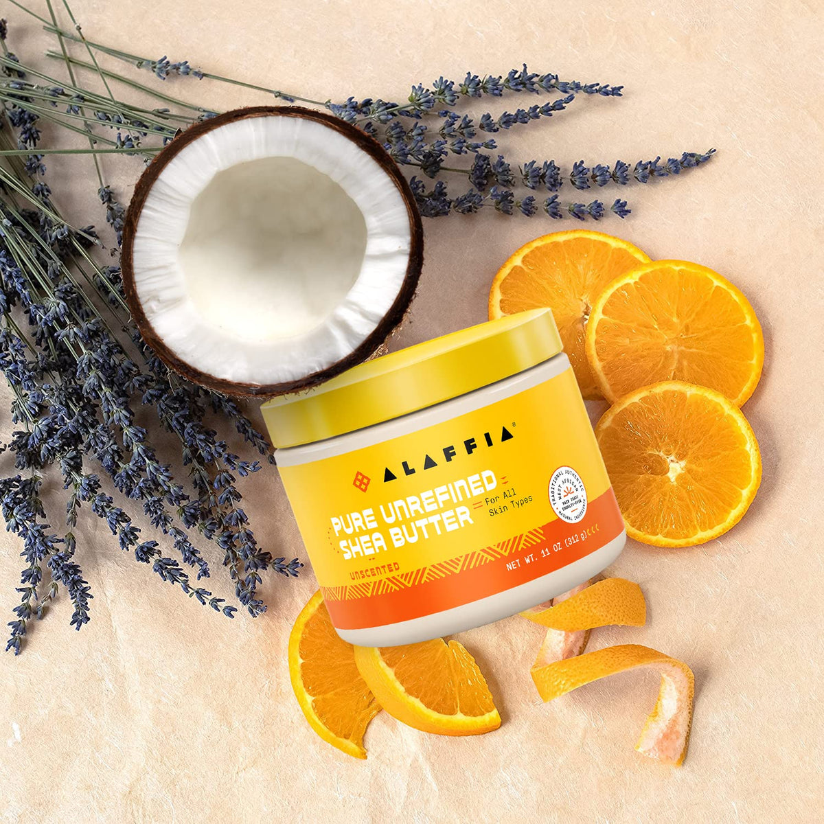 Alaffia Pure Unrefined Shea Butter, 11 oz