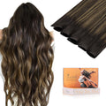 DOORES Straight Human Hair Weft Extensions
