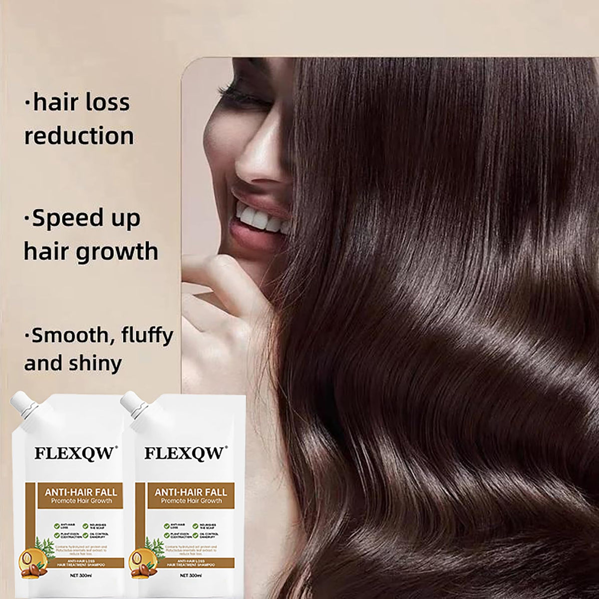 Anti-Hair Loss Shampoo with Ginger & Ginseng Extracts