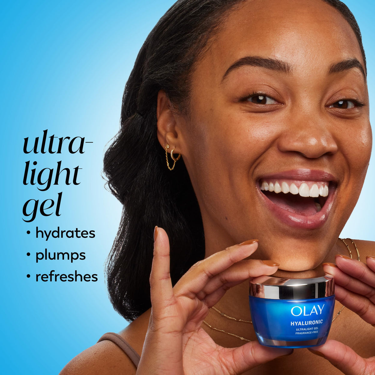 Olay Hyaluronic Acid + Peptide 24 Gel Face Moisturizer