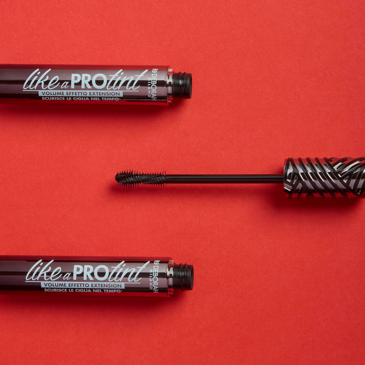 Deborah Milano Like a Pro TINT Mascara – Black Lash Tint, Volume & Length Effect