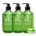 Aloderma Organic Aloe Vera Gel, 99% Aloe, Lightweight and Non-Sticky