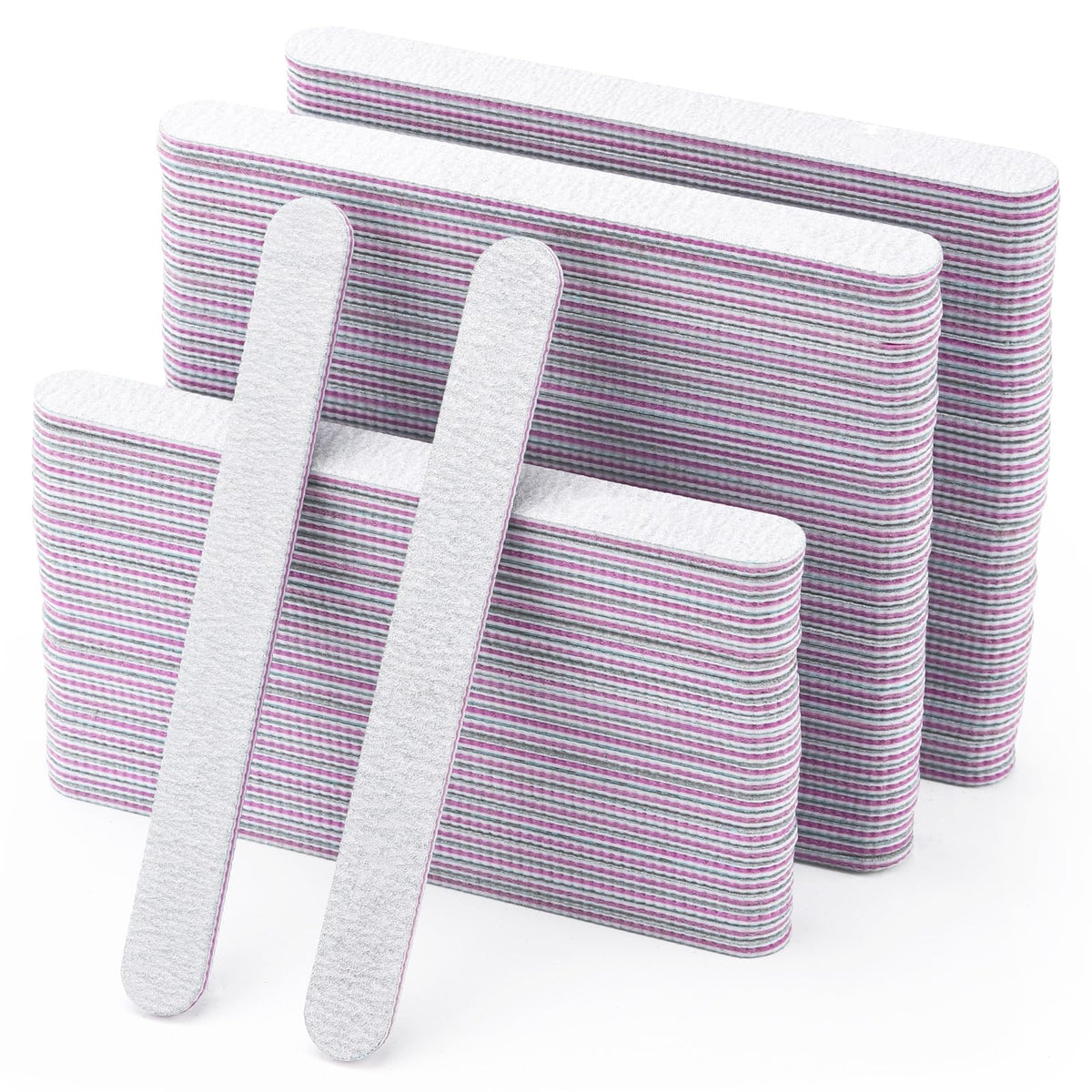 BTYMS 100/180 Grit Double-Sided Emery Board Nail Files
