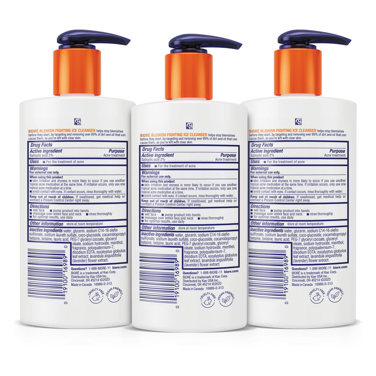 Biore Blemish Fighting Ice Cleanser with Salicylic Acid