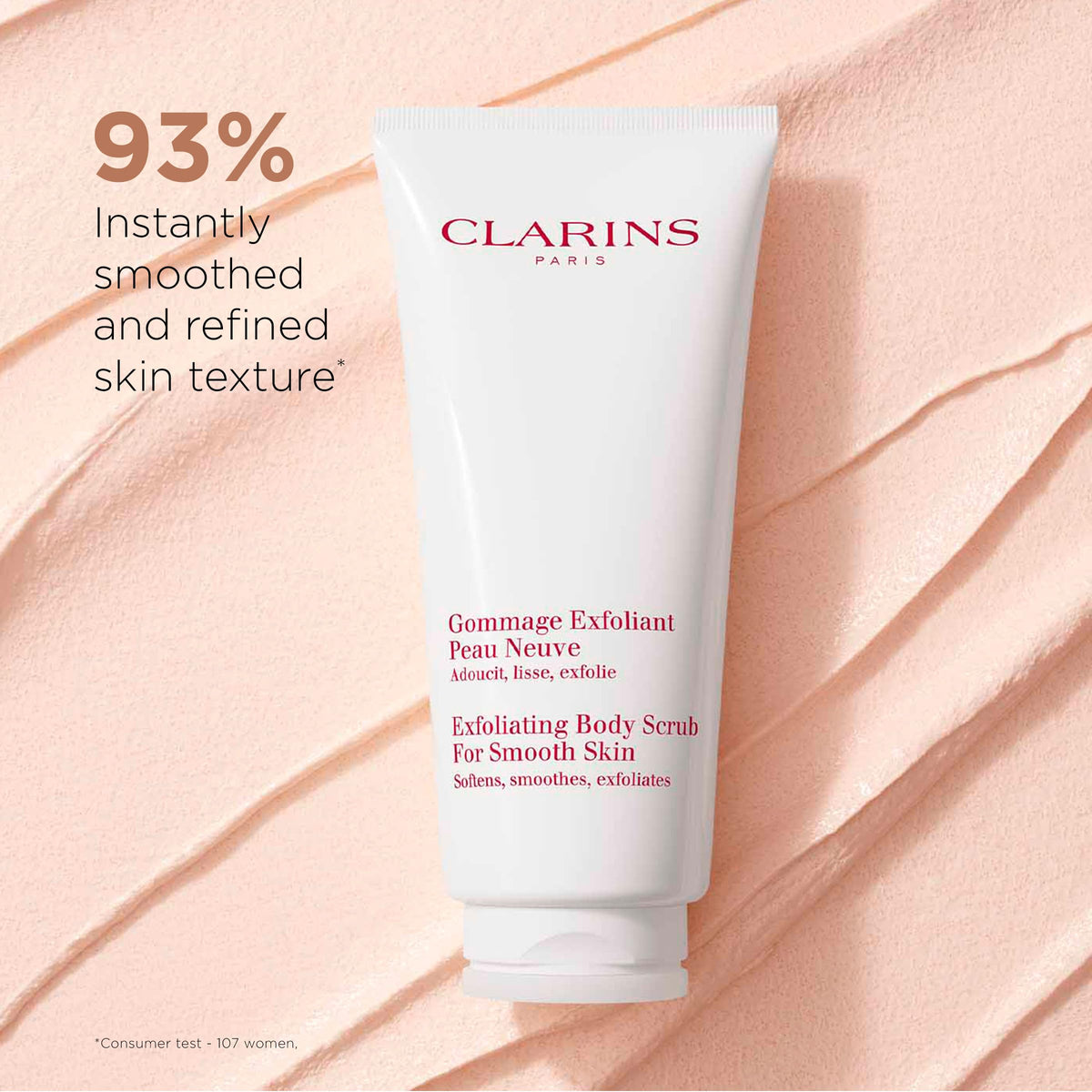Clarins Exfoliating Body Scrub for Smooth, Soft Skin, 6.7 oz