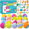 20-Pack Kids Bath Bombs with Surprise Toys and 10 Scents