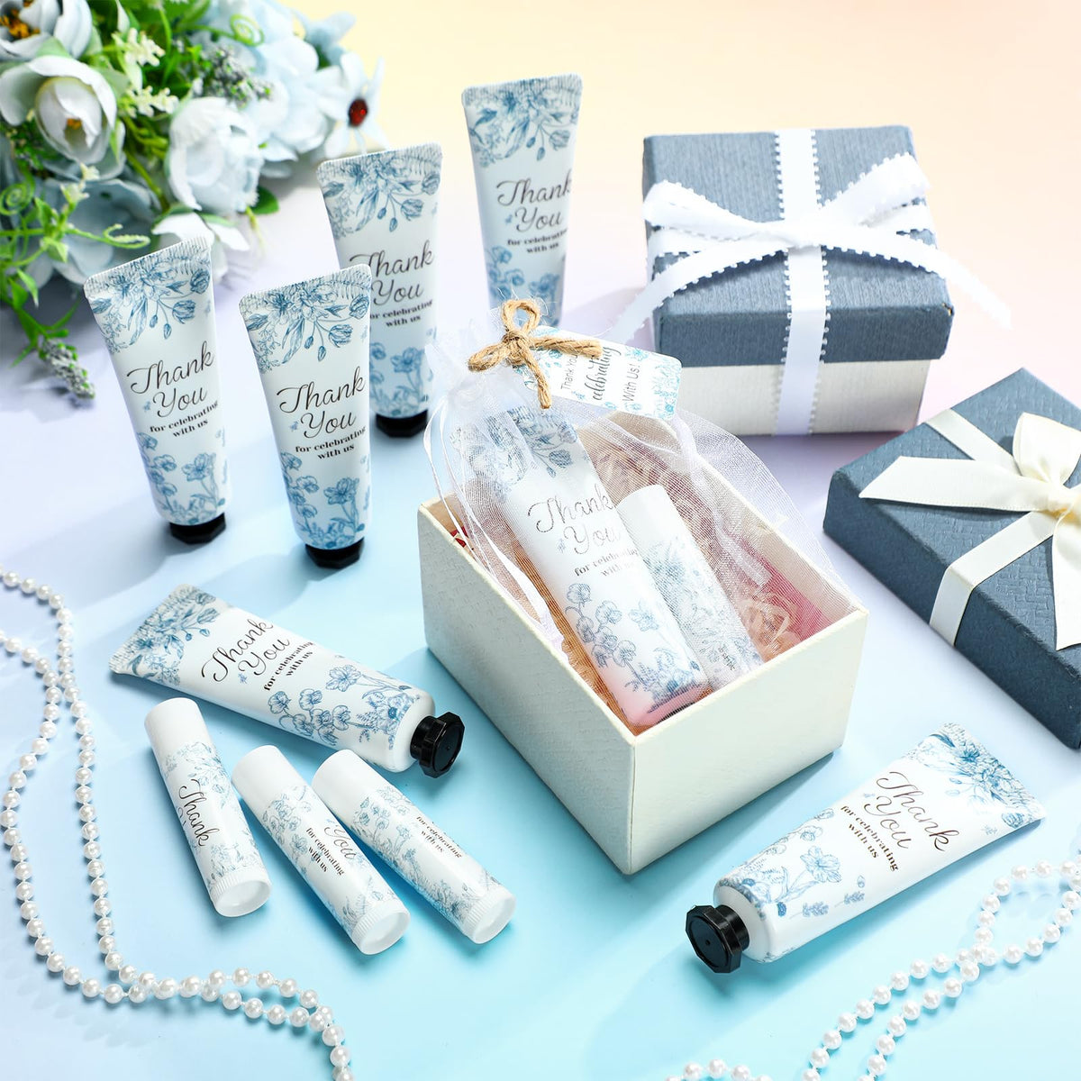Hand Cream and Lip Balm Party Favor Gift Set